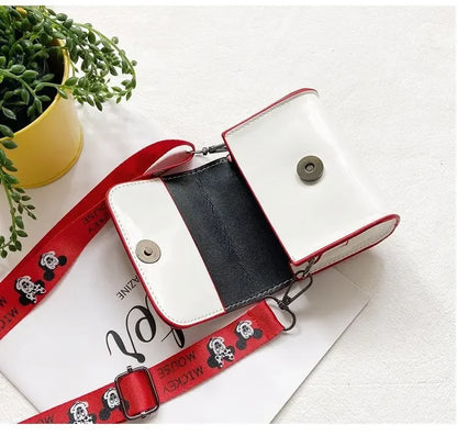 Cartoon Women's Bag Mickey Mouse Pictures Shoulder Bags Cute Girl Messenger Bag Coin Purse Fashion Anime Women Bags Gifts