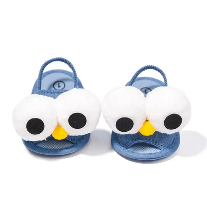 Baby Boy Girl Shoes Fluff Baby Girl Slipper Animals Flower Anti-Slip First Walkers Crib Shoes