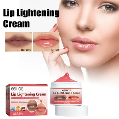 Lip Lightening For Dark Lips Healthy Organic Lip Lightening Cream Balm For Soft Pink Lips 30g Lip Balm For Brightening Dark Lips