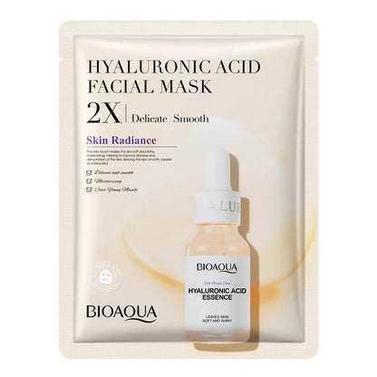 BIOAQUA Centella Collagen Face Mask Moisturizing Refreshing Sheet Masks Hyaluronic Acid Facial Mask Skin Care Products