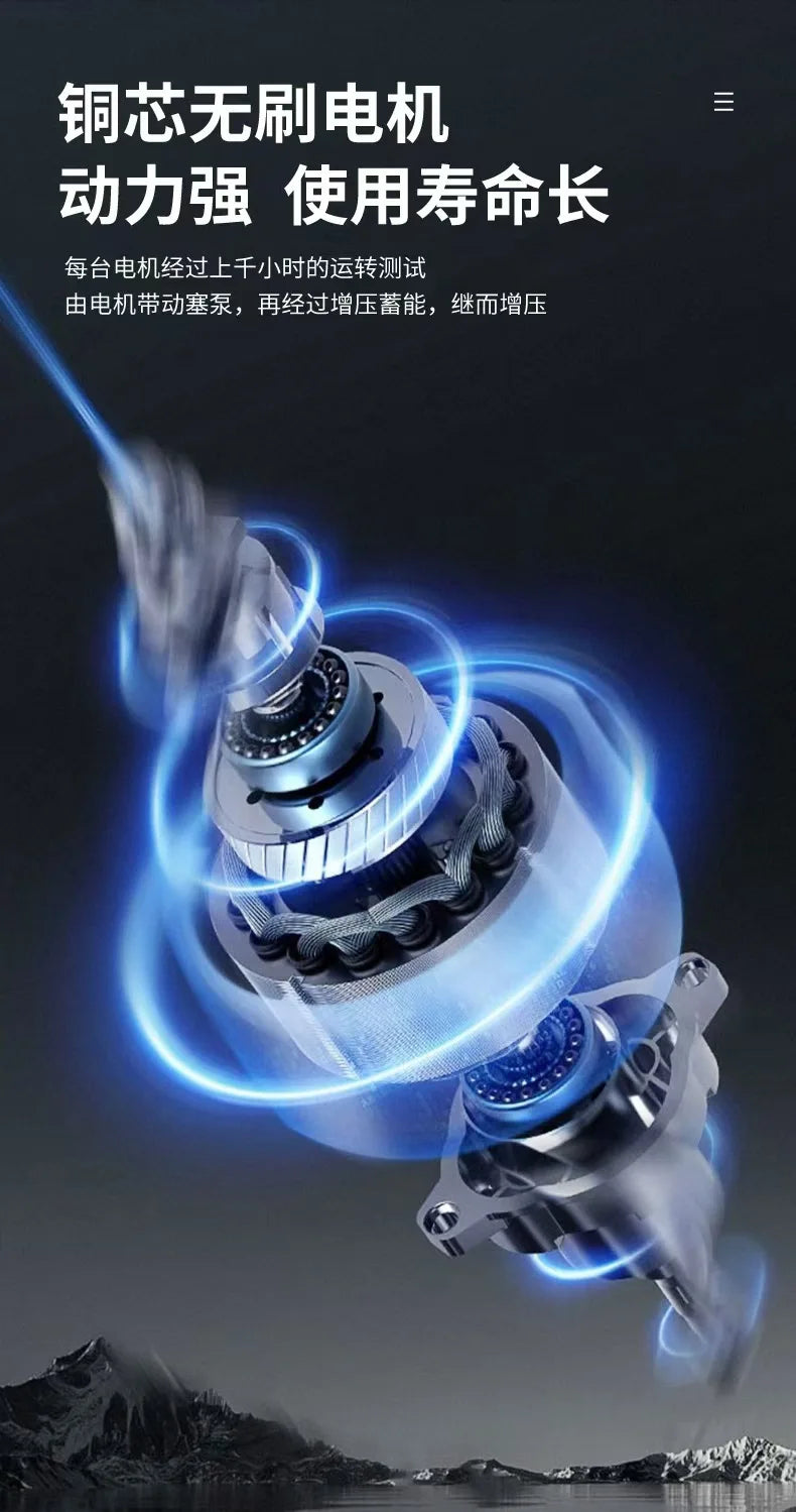 Washing Machine Water Spray High Power Portable Lithium Battery Washing Machine Car Washing High Pressure Water Gun  carton