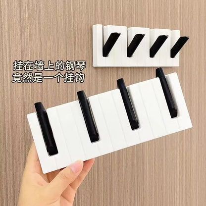 Piano Decorative Hook Row Hook, Bedroom Entrance Home Wall Decoration Hanger