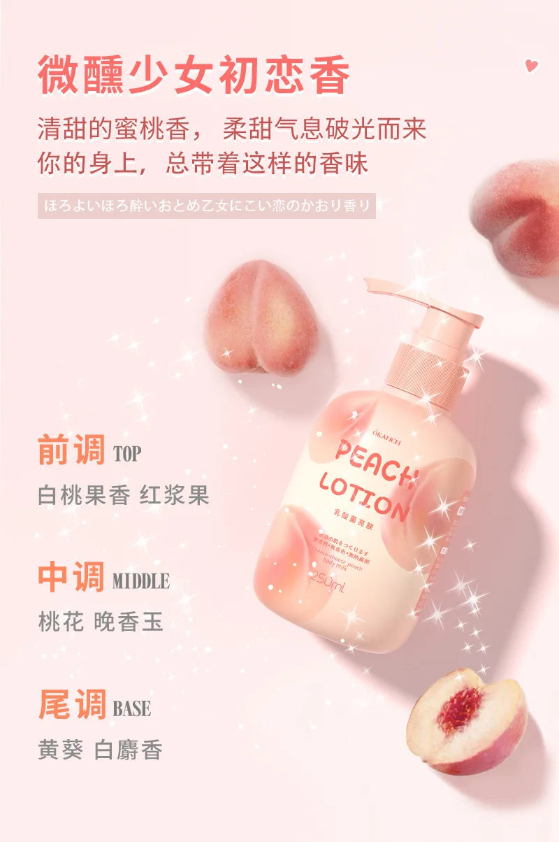 Niacinamide Body Milk Pomelo Citrus Lactic Acid Bacteria Brightening Body Cream Soft and Moisturizing Body Care
