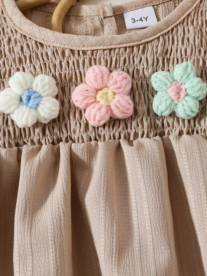 Children's Clothing Sets Small Flower Sleeveless Top + Bow Shorts 2pcs Sets Toddler Girl Clothes Kids Boutique Clothes