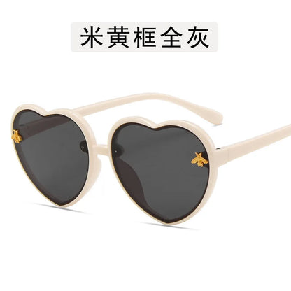 Children Sunglasses Heart-Shape Baby Gradient Sun Shade Cartoon Summer Girls Sunglasses Travel Beach Lovely Sunglasses