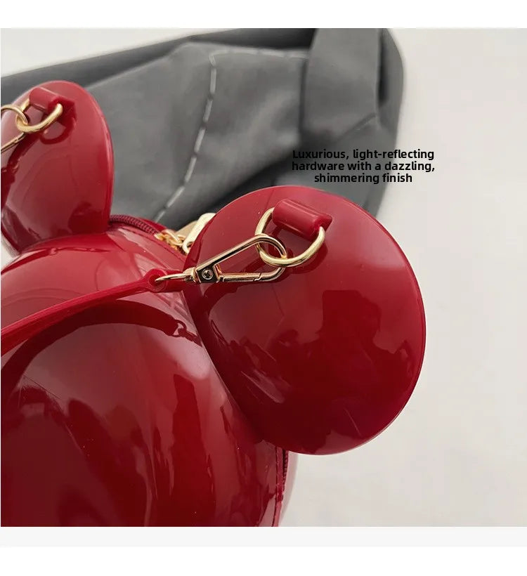 Cartoon Mickey Mini Bag for Women - Stylish Versatile Shoulder Crossbody Bag Fashion Literary Daily Purse