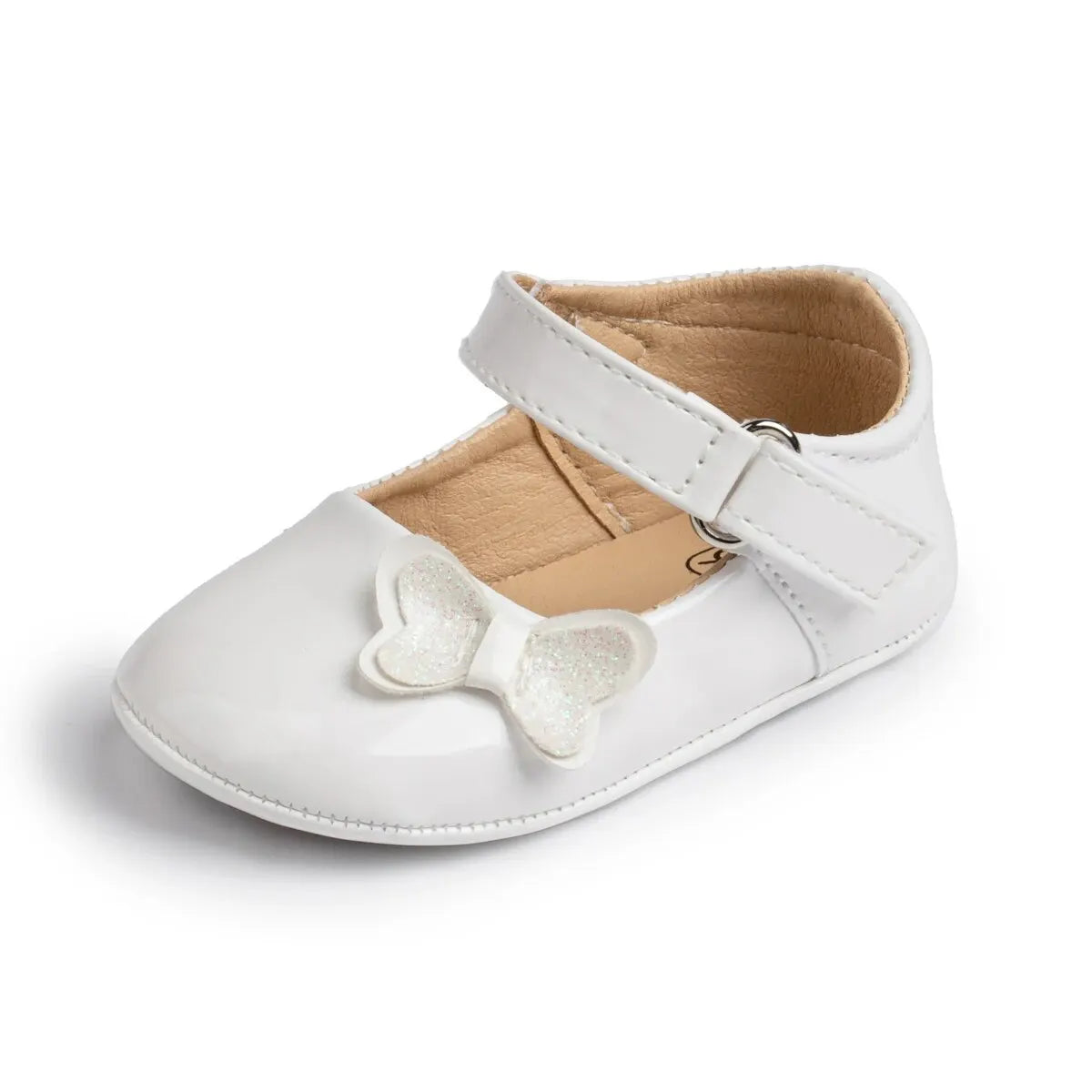 Baby Girl Shoes Newborn PU Leather Bowknot Dress Infants Shoes Rubber Non-Slip Toddler First Walker Baby Shoes Girls