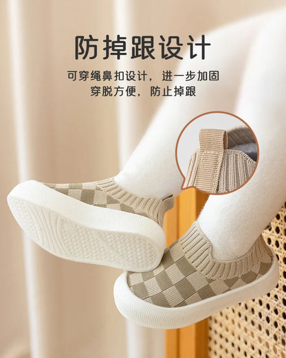 Baby Walking Shoes Spring And Autumn Styles Soft Sole Anti Slip Old Men's And Women's  Breathable Outdoor Shoes