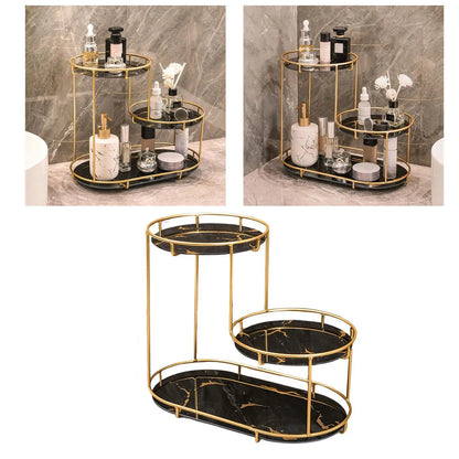 Cosmetic Decorative Tray three tier Perfume Organiser for Bathroom Decor