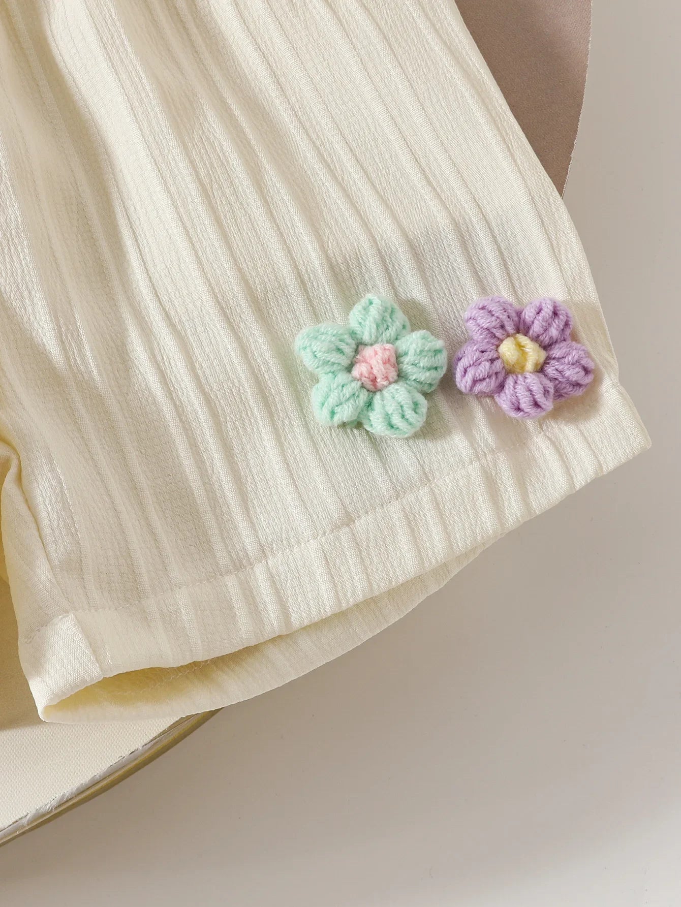 Children's Clothing Sets Small Flower Sleeveless Top + Bow Shorts 2pcs Sets Toddler Girl Clothes Kids Boutique Clothes
