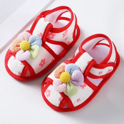 Newborn Infant Baby Girl Princess Bowknot Sandal Sneakers Toddler Soft Crib Walkers Casual Shoes