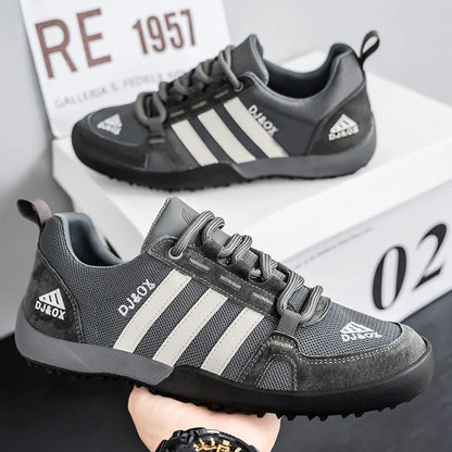 Men's Shoes Fashion Versatile Breathable Board Shoes Thick soled Trendy Casual Shoes  (Available)