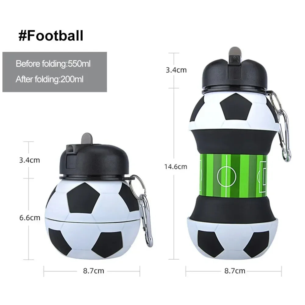 Basketball Soccer Sports Ball Design Tumbler Cup - Insulated Stainless Steel Drinking Cup Gift for Men Women Kids