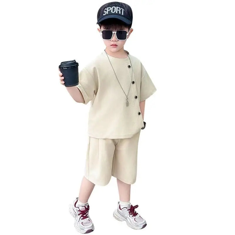 Boys 7 Kids Set Boy's Suit Child Outfit Boys' Summer Shirts Fashion Children Casual Clothes 4 Clothing Toddler Boy