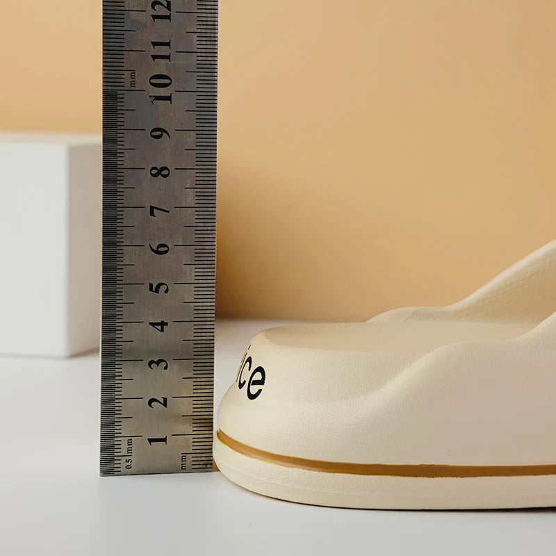 Solid Color Non-slip Leisure Couple Slippers Women Summer Beach Slippers Outdoor Women Flip Flops Breathable Beach sandals women