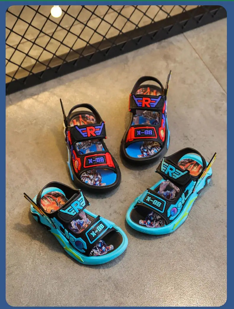 Soft Sole Anti Slip Cartoon Design Beach Outdoor Sandals