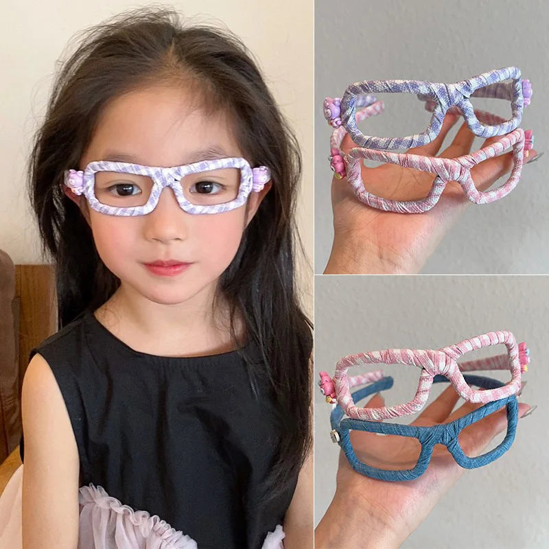 Glasses Frame Hair Hoop for Girls Non-slip Face Washing Hair Hoop Spa Headwear Non - constricting high - hairpins