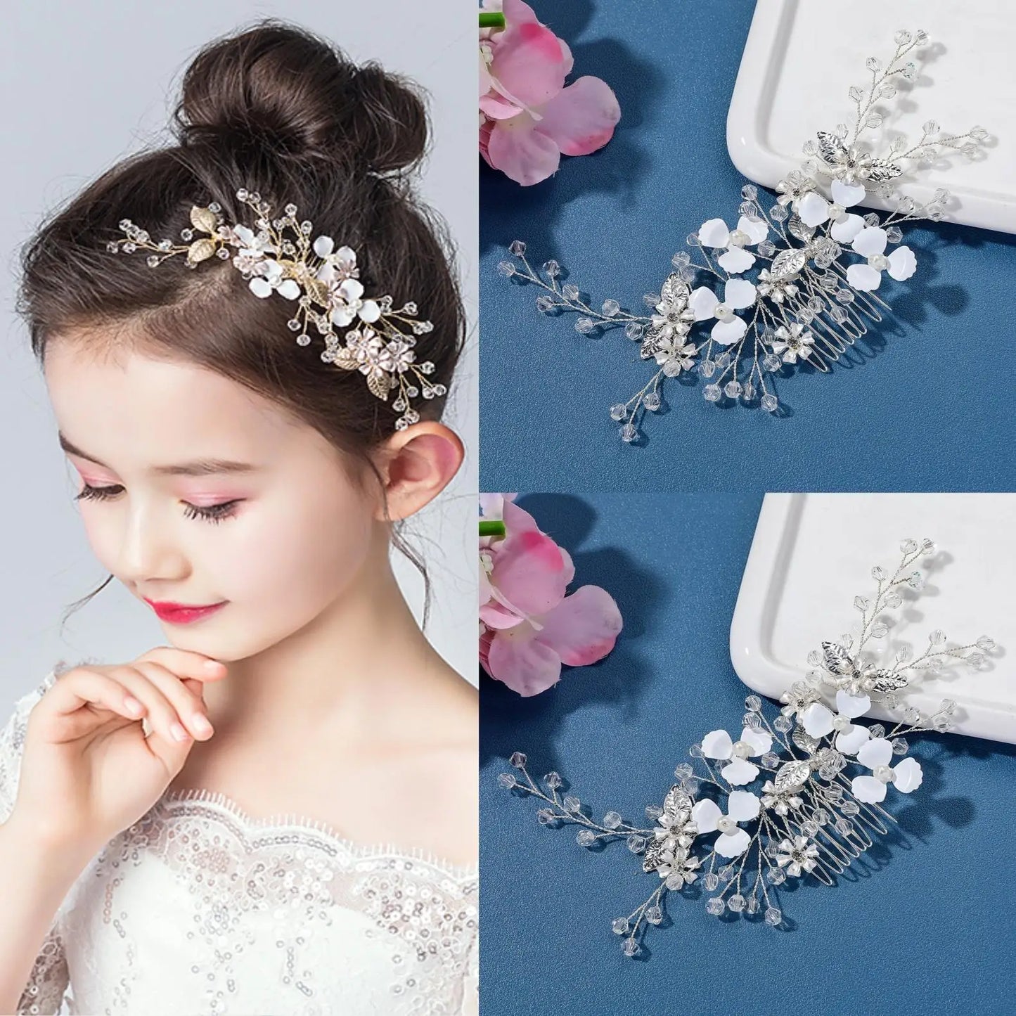 Vintage Pearl Hair Clip for Qipao, Retro Shanghai Style Barrettes, Elegant Hairpin