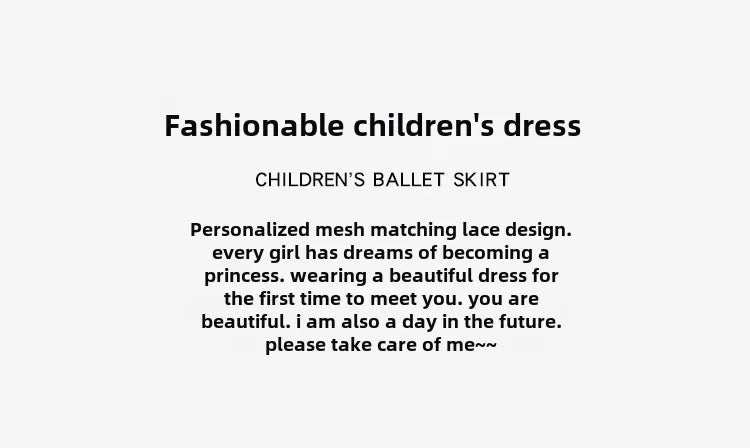New Little Girls Party Dress for Princess Dress Solid Child Clothes Flower Girl Birthday Princess Dress for Kids