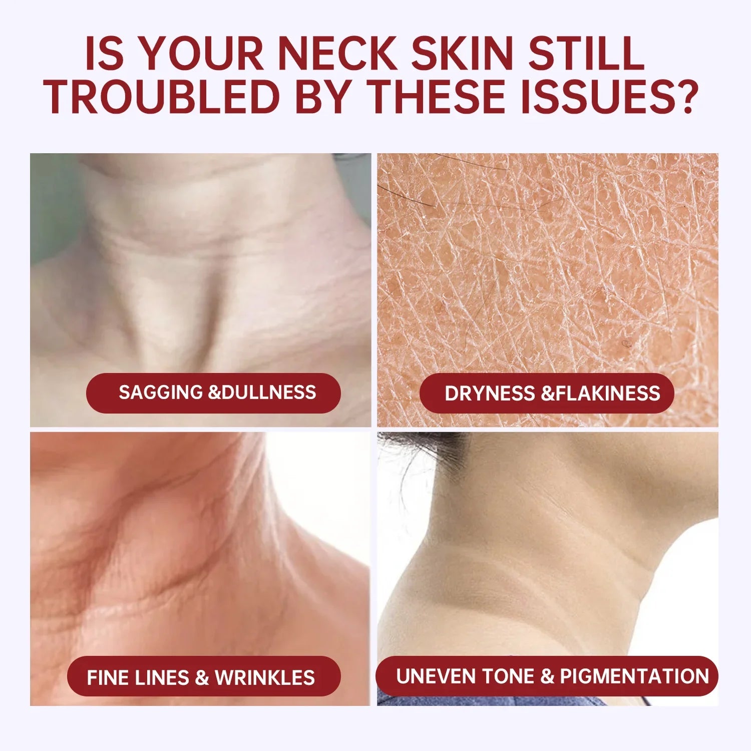 Firming Lifting Neck Cream for Crepey Skin Comfort Roller Neck Cream Deeply Moisturizing Tightening Lotion Skin Care