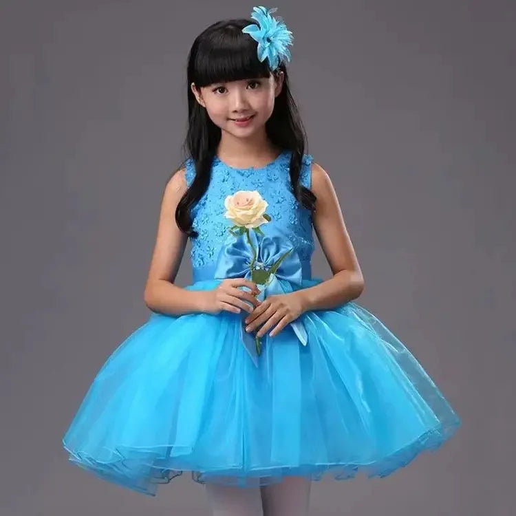 Flower Girl Dress For Wedding Baby Girl  Birthday Outfits Children's Girls First Communion Dresses Girl Kids Party Wear