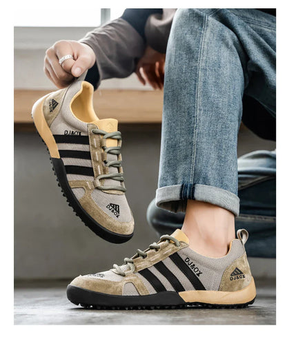 Men's Shoes Fashion Versatile Breathable Board Shoes Thick soled Trendy Casual Shoes  (Available)
