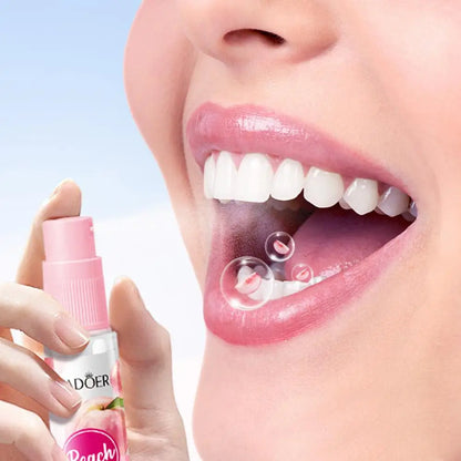  SADOER 1PCS Protable Fragrance Lemon Oral Fresh Mouth Breath Spray Fresh Bad Breath Spray No Eliminate Alcohol N9A8