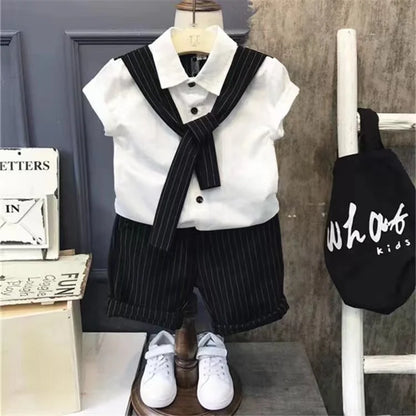New Boy 2 pcs Clothing Set   Kids Clothes Suits Children Clothes Sets Baby Outfits Summer