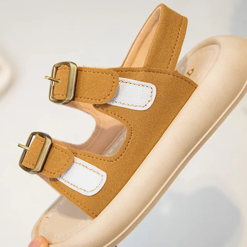 New Fashion Korean Style Soft Sole Anti-slippery Versatile Open-toe Roman Beach Shoes