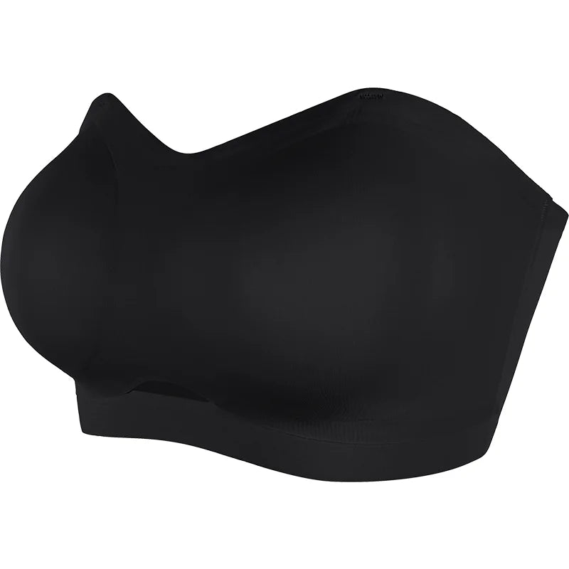 Strapless Bras for Women Lift Bra Wire-Free Anti-Slip Invisible Push Up Seam-free Detachable Straps Bandeau