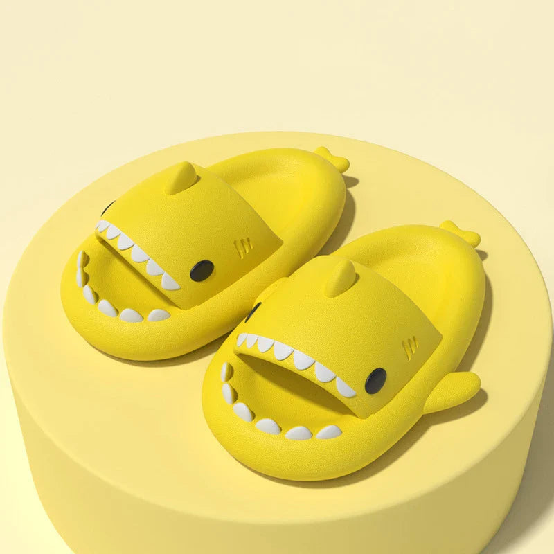 Gacimy Summer Cartoon Sandals For Children Fashion Shark Outdoor Boys And Girls Slippers Waterproof Non-slip Beach Baby Shoes