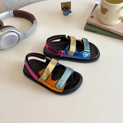 Children Shoes Hemp Rope Set Foot Beach Sandals Outdoor All-match Casual Slippers Large Size Baby Girl Shoes