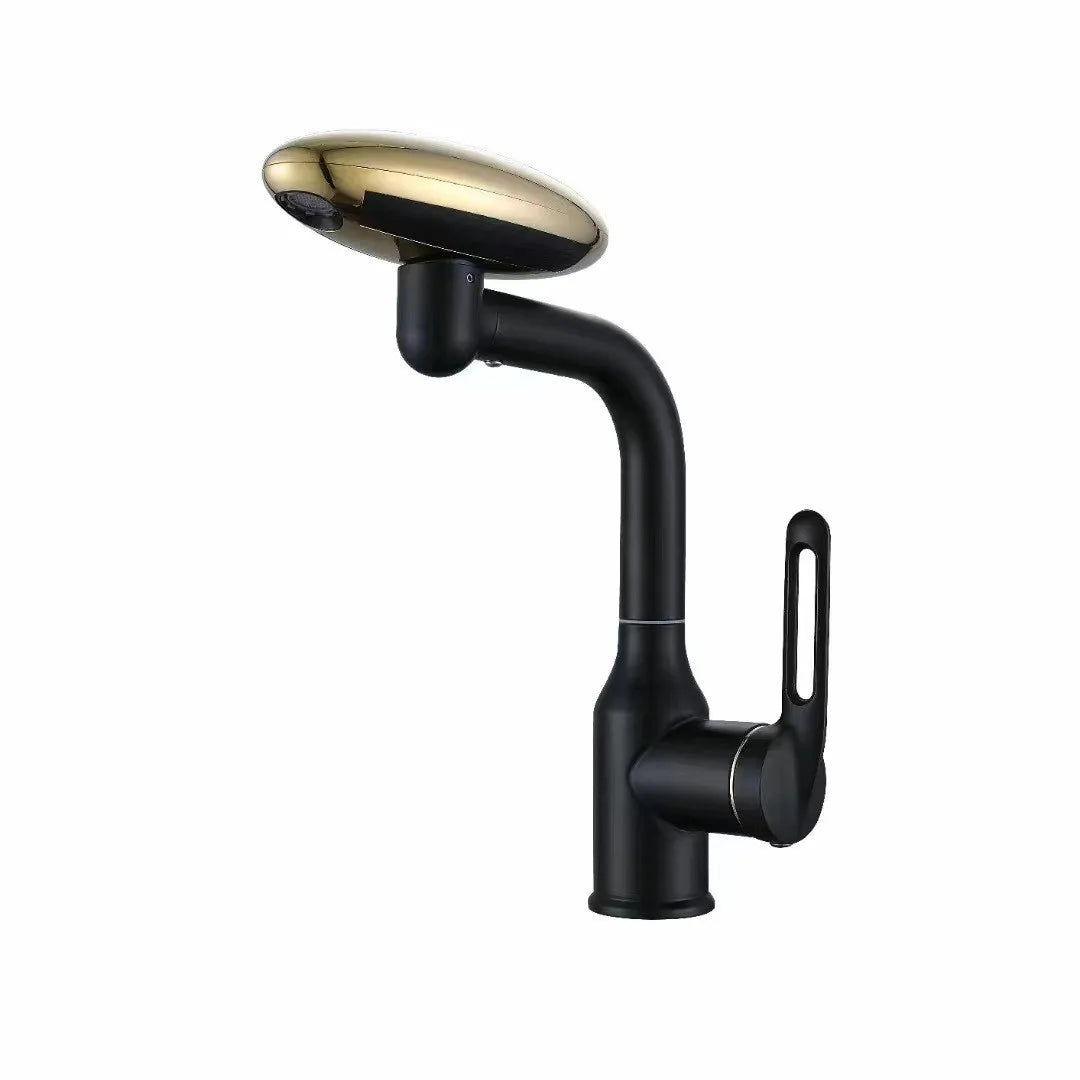 Multi Functional Waterfall Basin Faucet 4 Modes Stream Sprayer 360° Rotation Hot Cold Water Sink Mixer Stainless Steel  Wash Tap
