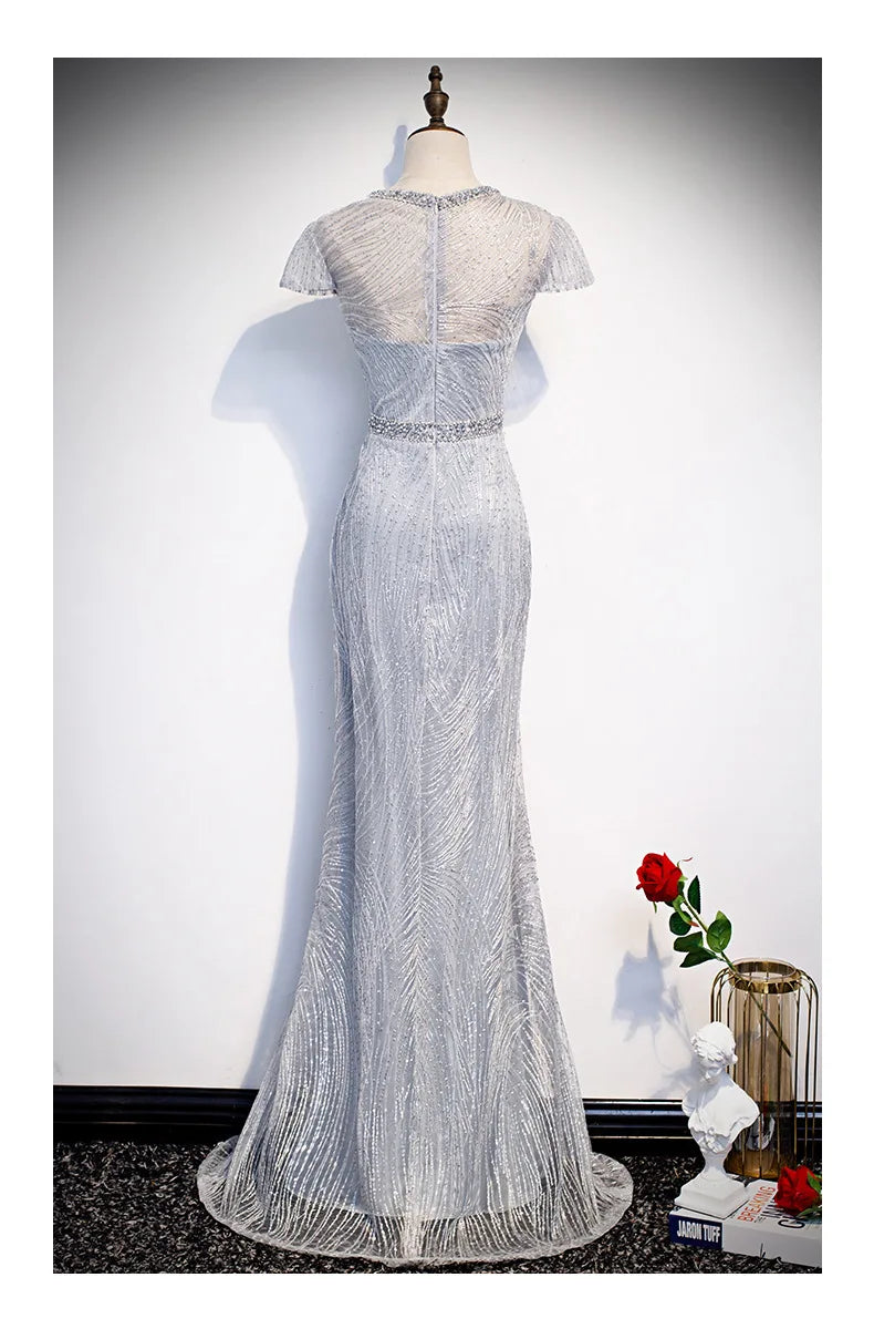 New Elegant Evening Wedding Party Formal Dress Festa Mermaid Ball Gown For Hosts At Banquets And Annual Meetings Gala Gowns