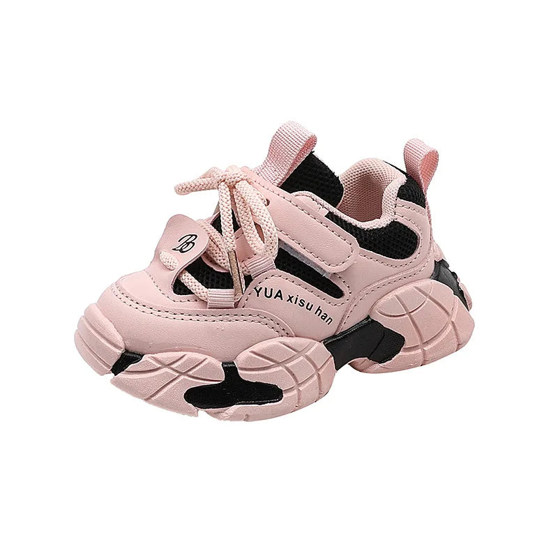 New Boy Fashion Sneaker Spring Mesh Breathable Platform Running Shoes Tennis Shoe High Quality Non Slip Sport Shoes Girls I01125