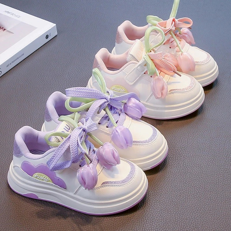 Child Sportshoe Four Season New Korean Version Child Flat Bottomedshoe Casual Girl Slip Fashion Men Women Versatile Runningshoe