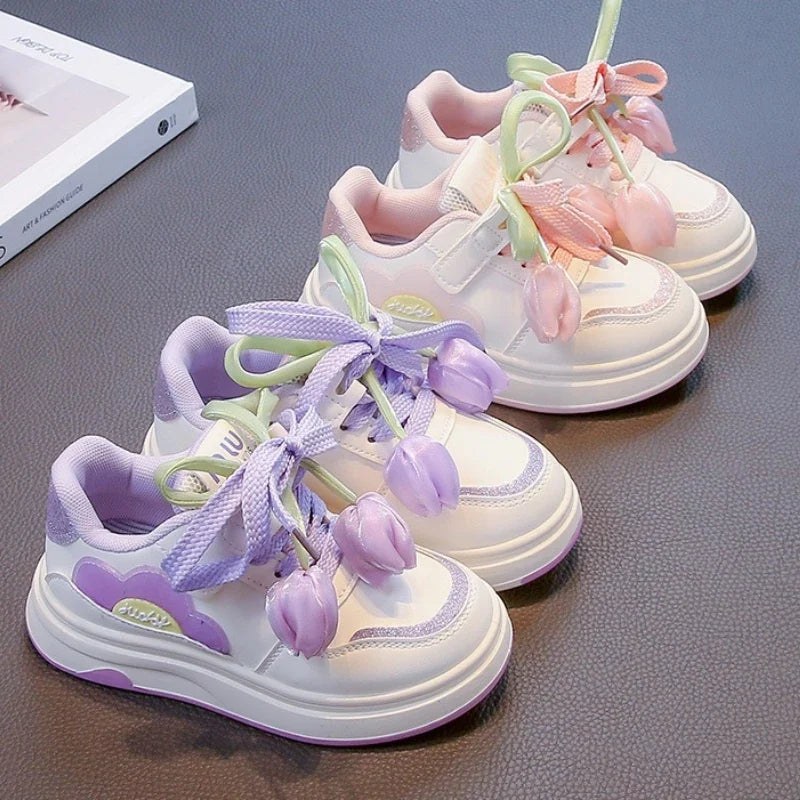 Child Sportshoe Four Season New Korean Version Child Flat Bottomedshoe Casual Girl Slip Fashion Men Women Versatile Runningshoe
