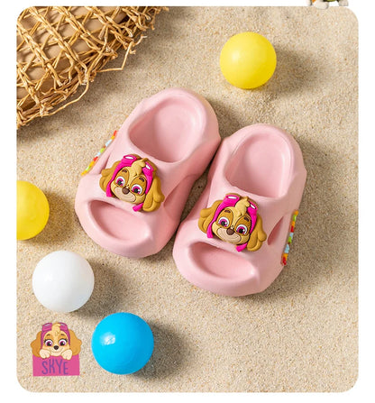 Children's Anime Slides | Boys & Girls Outdoor Non-Slip Soft Soled Sandals & Home Slippers – PAW Patrol