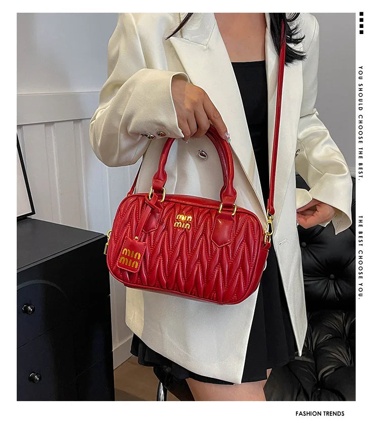 New Women Small Square Bag Versatile Casual Fashion Multi-way Shoulder Crossbody Tote for Daily Use Hand Bags for Women