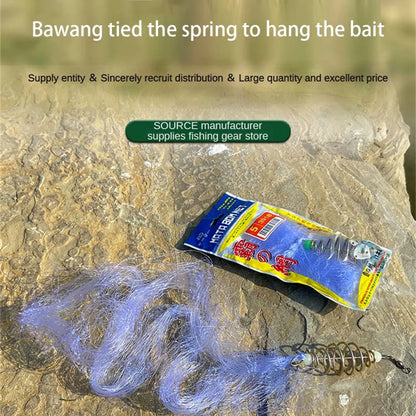 Fishing Net Trap Mesh Luminous Bead Netting Sea Fish Net Tackle Design Copper Shoal Cast Fishing Trap Fishing Tackle