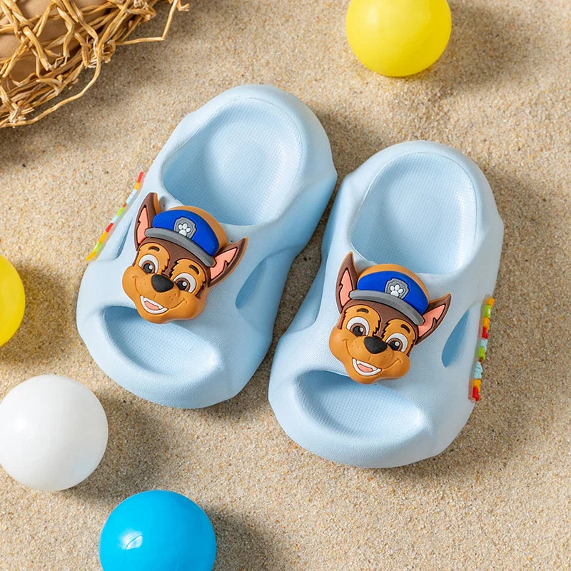 Children's Anime Slides | Boys & Girls Outdoor Non-Slip Soft Soled Sandals & Home Slippers – PAW Patrol