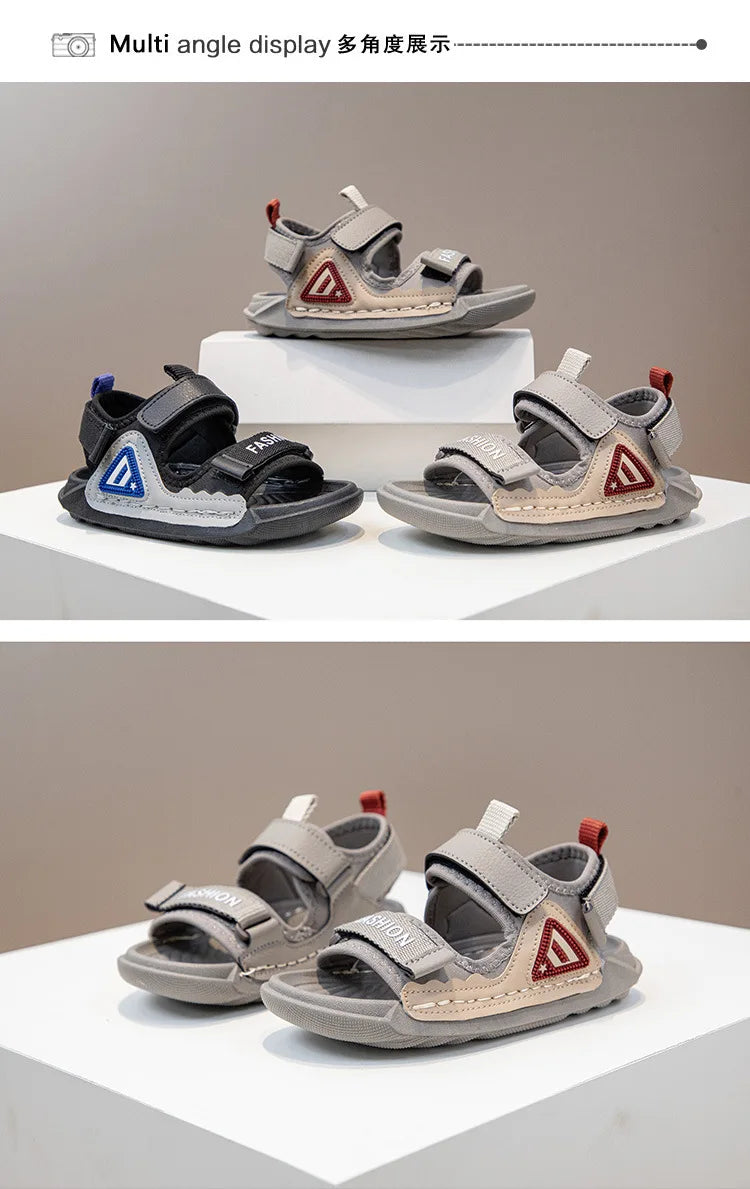 Summer New Fashion Trend Outdoor Beach Soft Sole Breathable Kids' Shoes Comfortable Cool Sneakers