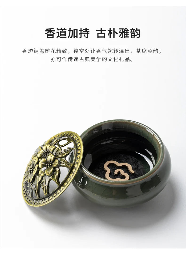 China-Chic Cultural and Creative Tea Set Gift Set Customized logo for business gift giving activities