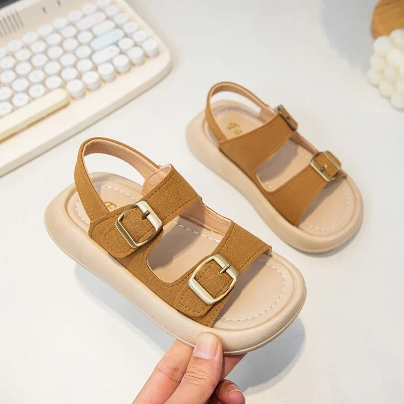 New Fashion Korean Style Soft Sole Anti-slippery Versatile Open-toe Roman Beach Shoes