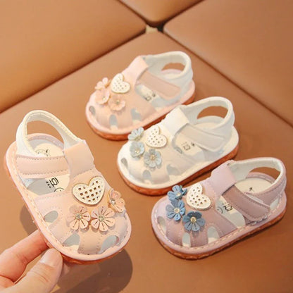 Baby Shoes Summer New Baby Calling Shoe Soft soled  Baby Girl Sandals Anti slip Girl Shoe Children sandals