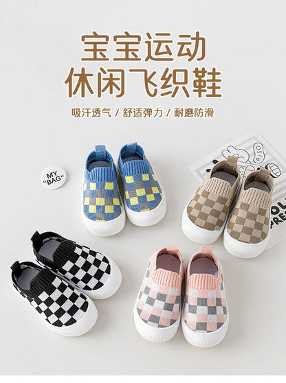 Baby Walking Shoes Spring And Autumn Styles Soft Sole Anti Slip Old Men's And Women's  Breathable Outdoor Shoes