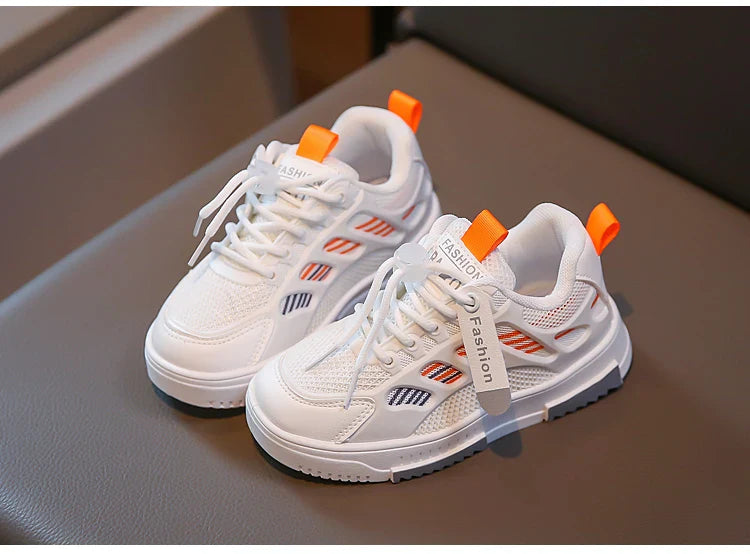 Boys Sneakers Girls Breathable Sport Shoes for Kids Children Autumn Non-slip Casual Student Shoes Outdoor Footwears Basket Shoes
