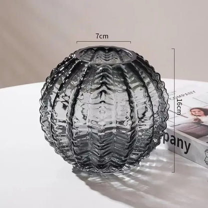 Creative Cactus Glass Vase Desktop Creative Flower Utensils Hydroponic Vase Dried Flower Vase Living Room Aesthetic Decoration