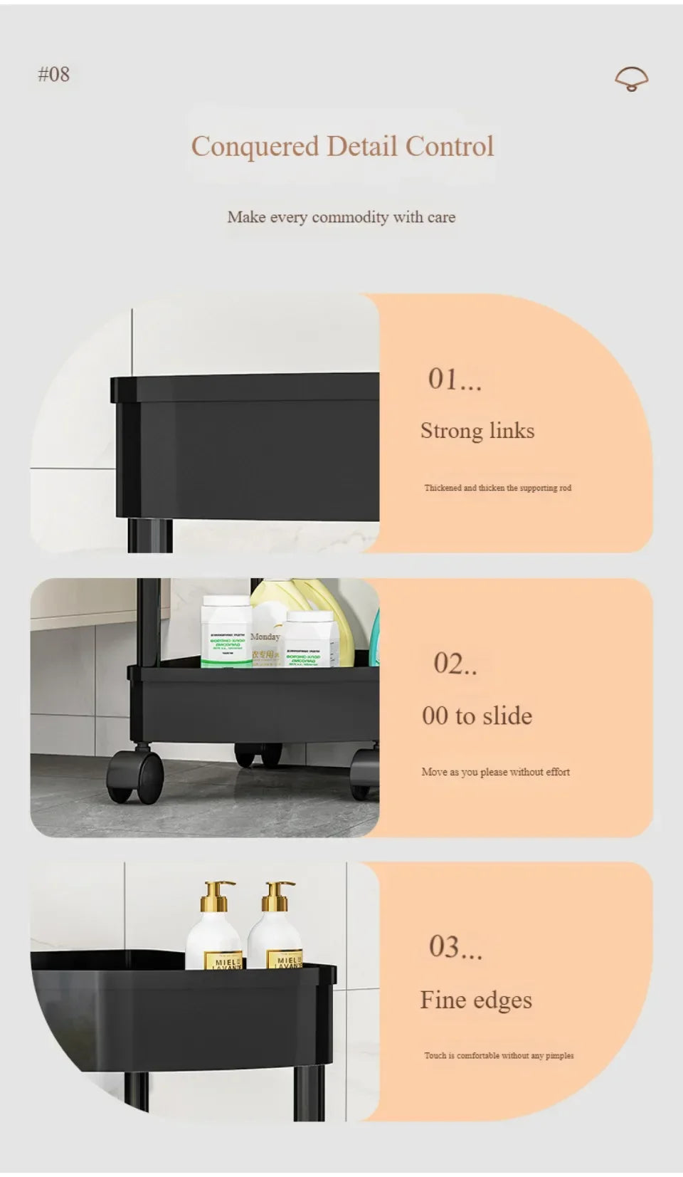 Tier Storage Shelf Rolling Cart Movable Bathroom Corner Triangle Shelfs Bathroom Corner Cabinet Shelf Rolling Storage Cart