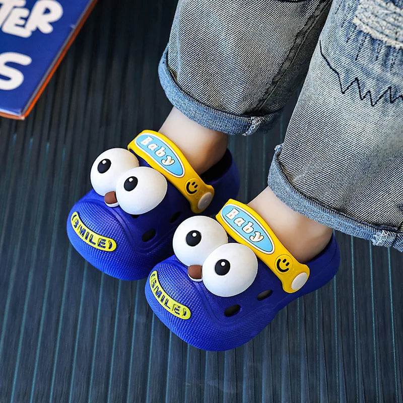 Baby Slippers Cute Princess Garden Children's Shoes Soft Anti slip EVA Children's Beach Shoes